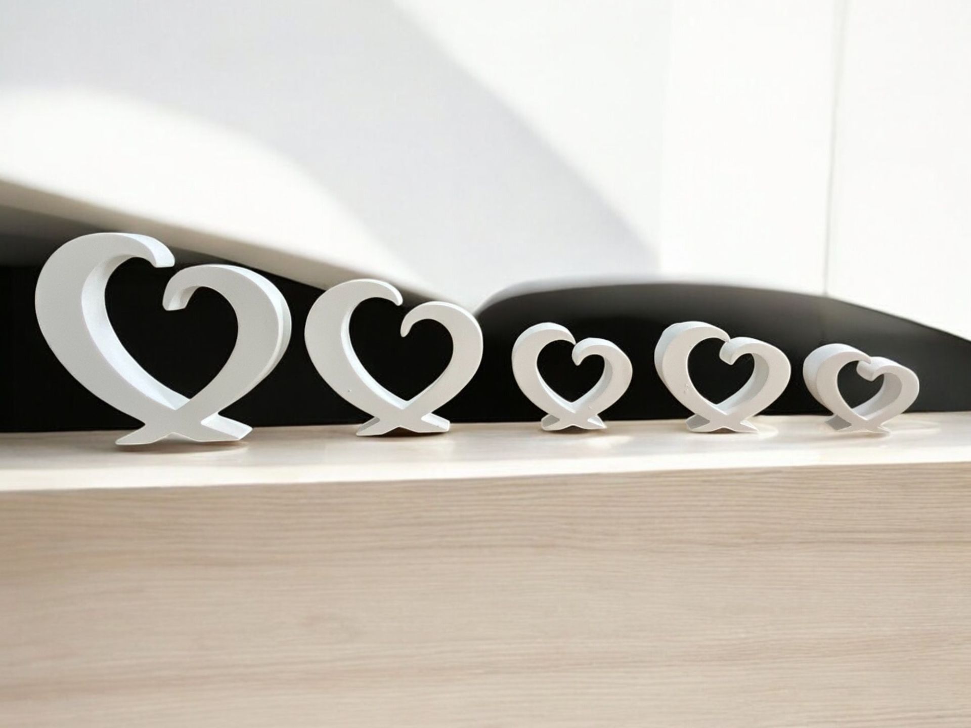 Sevgililer Günü Temalı Sıralı kalpler