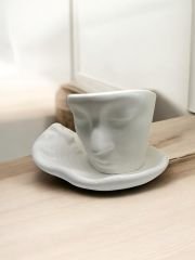 Yüz temalı tabak ve kutu