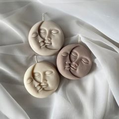 Ay ve Güneş Yüzü Mum