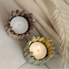 Küme mumluk mum tutucu