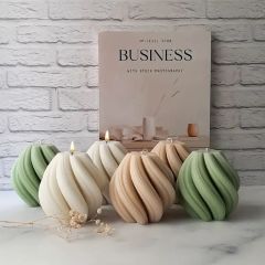 Geometrik sütun mum