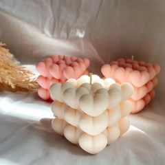 Kalpli bubble küp mum