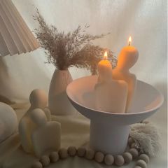 Aile, sevgili temalı mum