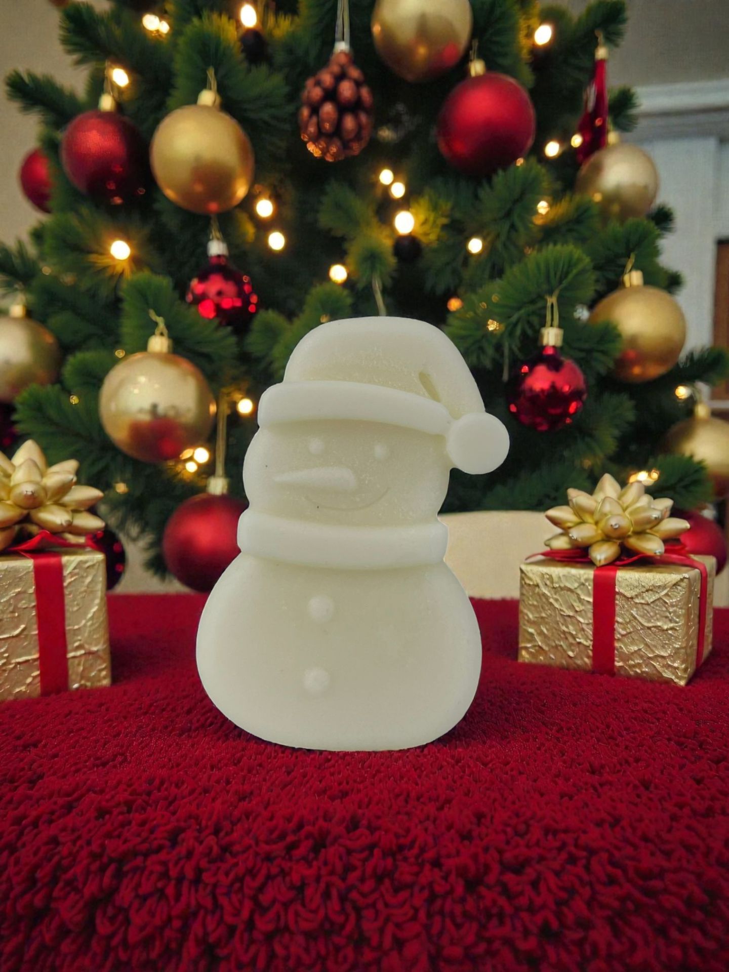 Yılbaşı Temalı Kardan Adam Kokulu Mum