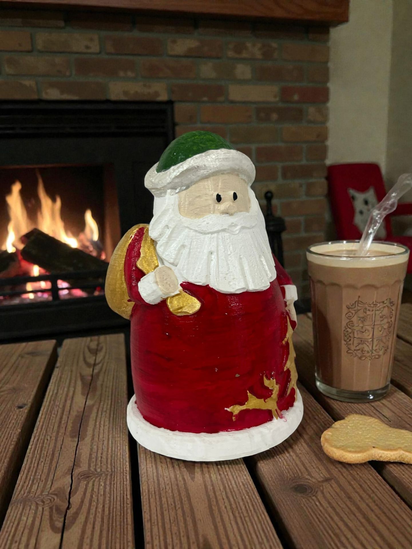 Yılbaşı Temalı Kardan Adam Biblo