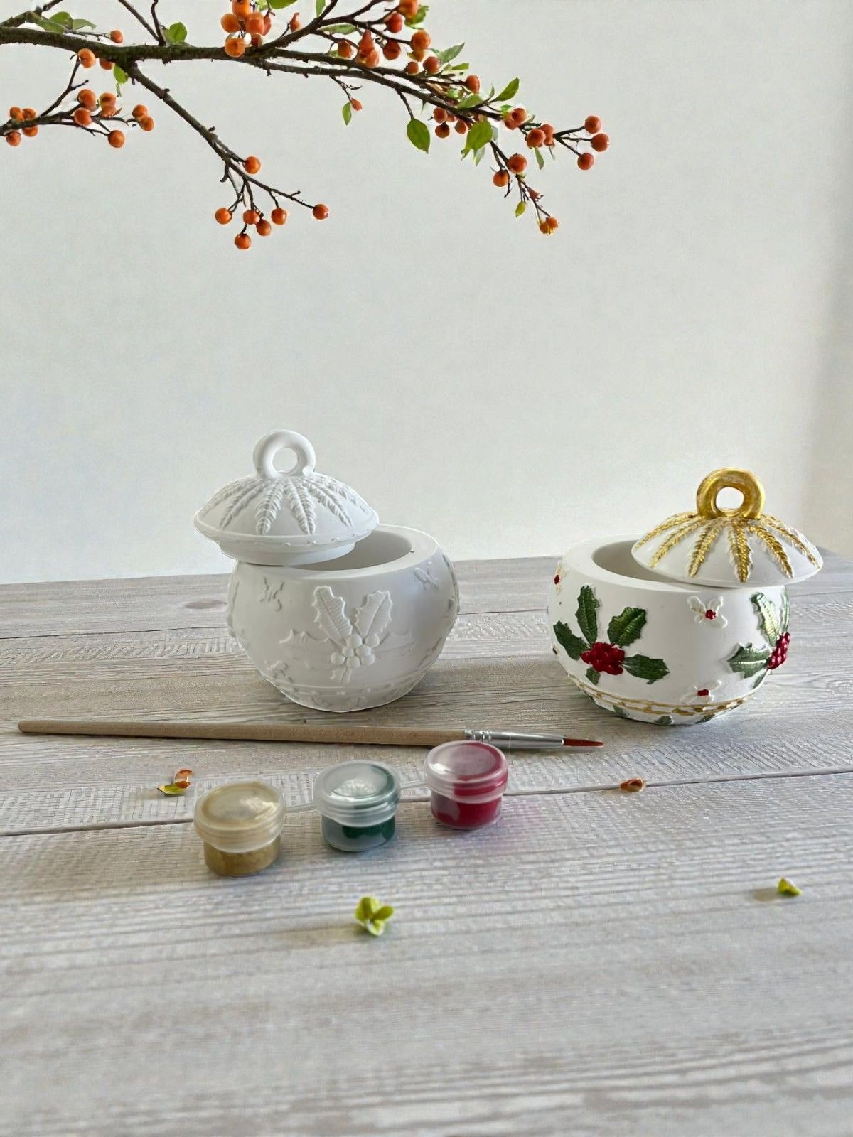 Kapaklı Takı Kutusu Boyama Seti