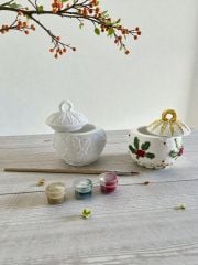 Kapaklı Takı Kutusu Boyama Seti