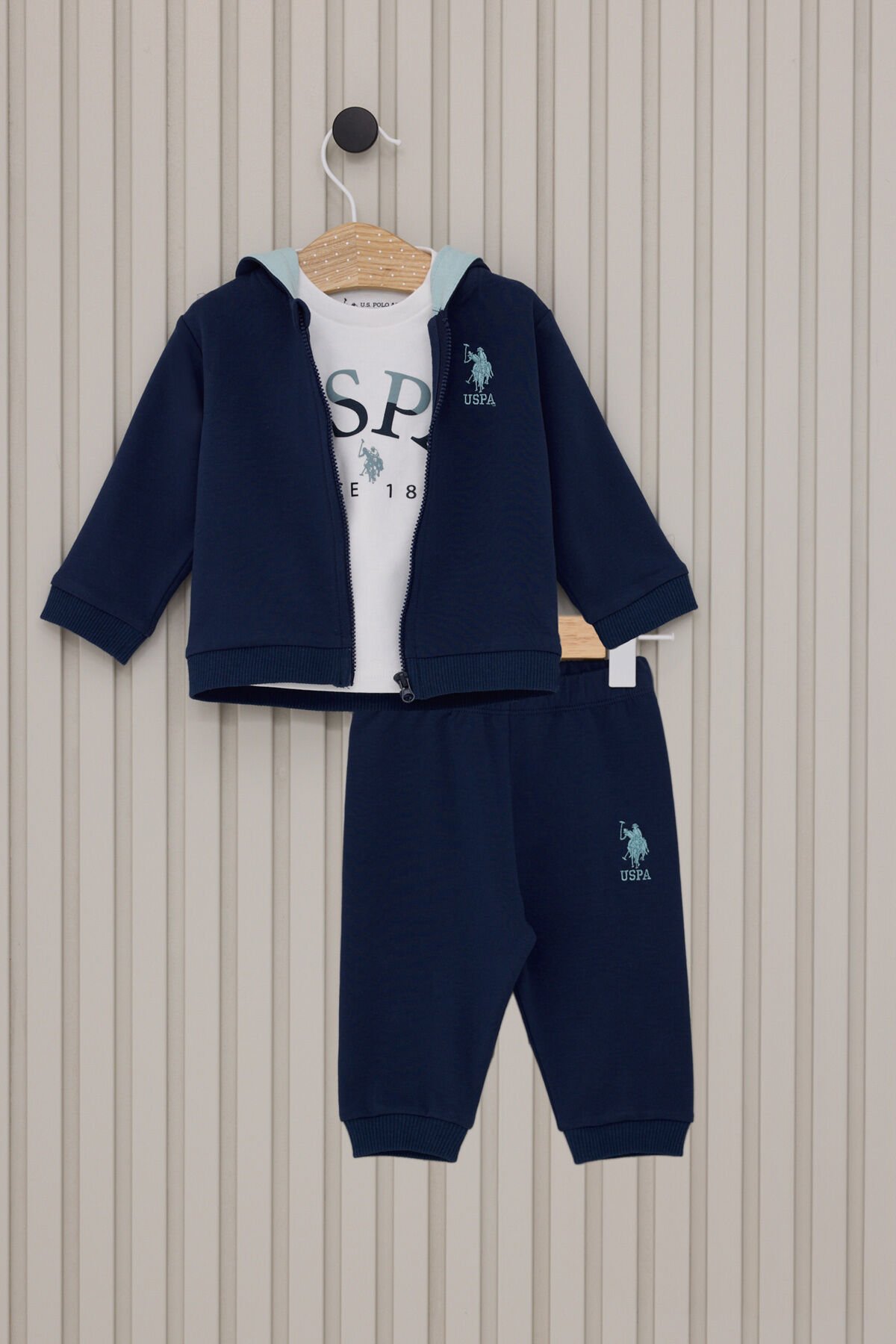 U.S. Polo Assn. Erkek Bebek 3'lü Takım