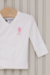 U.S. Polo Assn. Kız Bebek 5'li Zıbın Seti