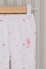 U.S. Polo Assn. Kız Bebek Patikli 3'lü Takım