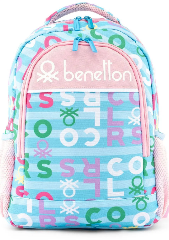 Benetton Çift Bölme Sırt Çantası