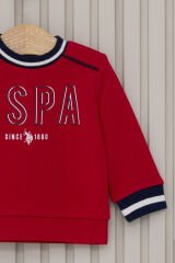 U.S. Polo Assn. Erkek Bebek 2'li Takım 6-9 Ay - Kırmızı