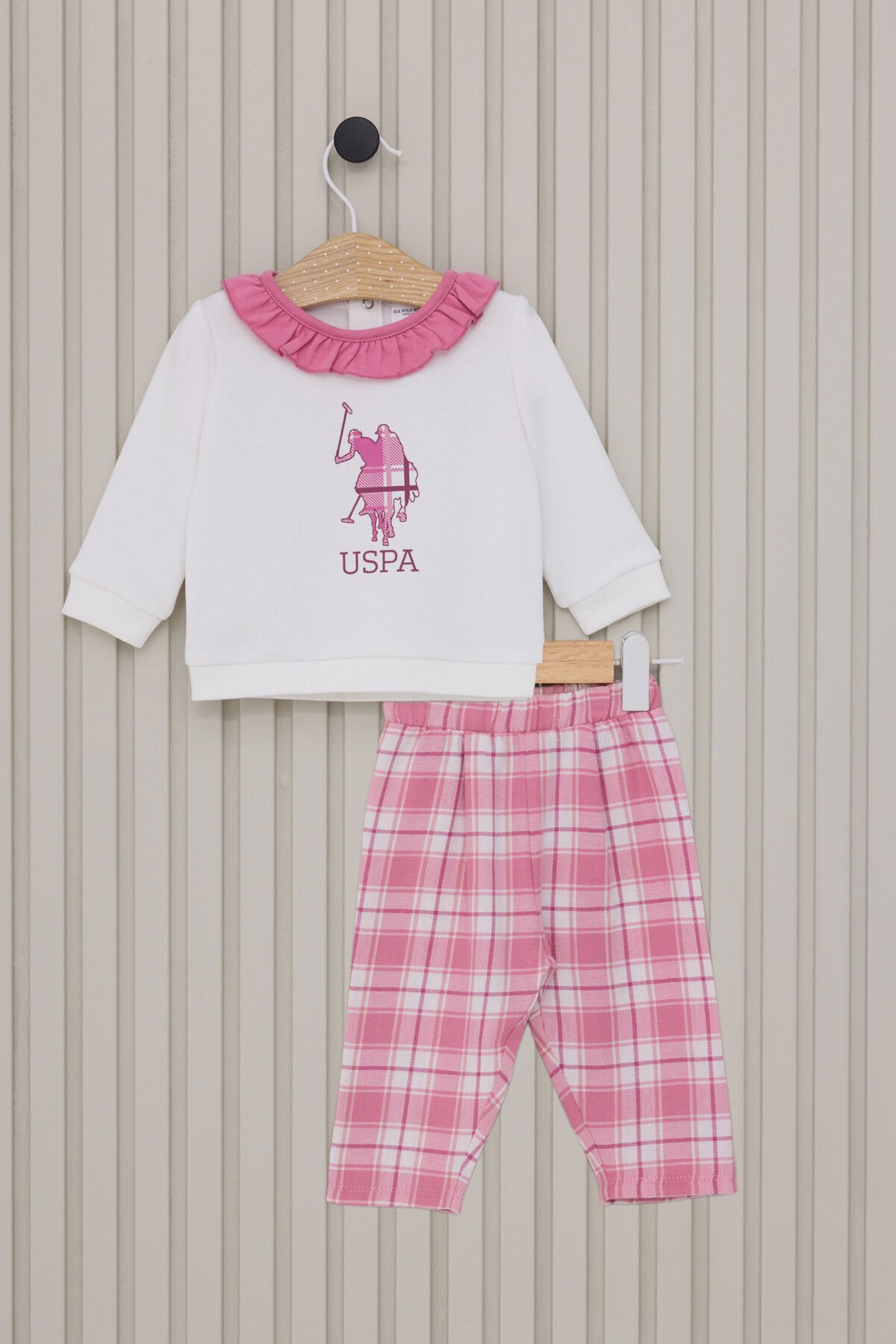 U.S. Polo Assn. Kız Bebek Uzun Kol 2'li Takım