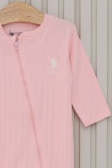 U.S. Polo Assn. Kız Bebek Patikli Tulum