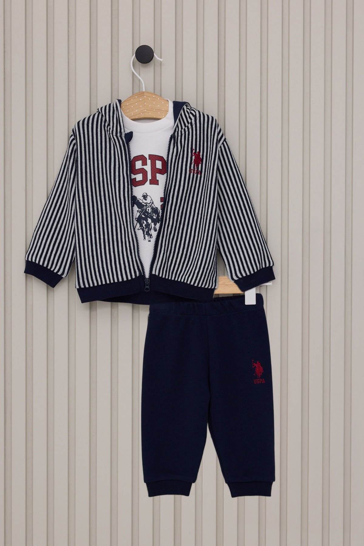 U.S. Polo Assn. Erkek Bebek 3'lü Takım