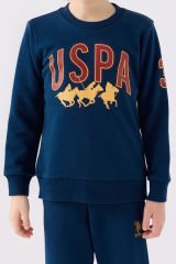 U.S. Polo Assn Erkek Çocuk Eşofman Takımı 6-7 Yaş - Gök Mavisi