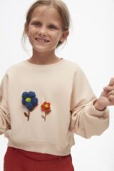 Örgü Çiçek Sweat