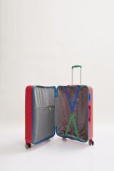 Benetton Trolley Bütük Boy Kırmızı Valiz