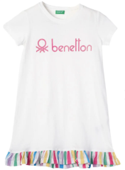 Benetton Elbise 10-11 Yaş - Beyaz