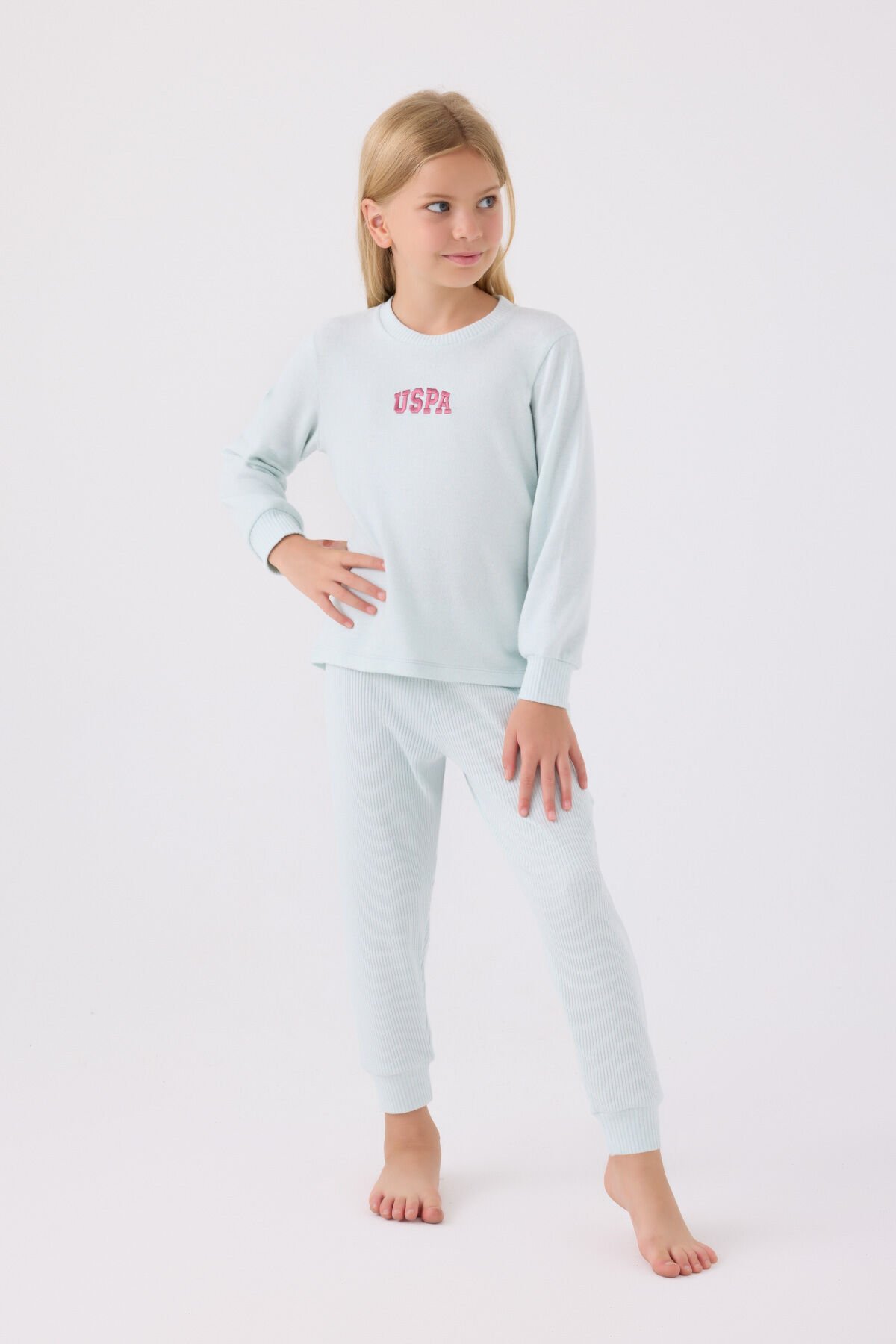 Us.Polo Assn Kız Çocuk İkili Takım