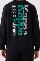 Kappa Erkek Çocuk Sweatshirt Siyah - 13-14 Yaş