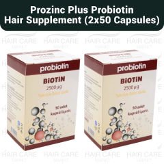 Prozinc Plus Anti Hair Loss Biotin Supplement (2x50 Capsules)