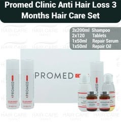 Promed Clinic 3 Months Anti Hair Loss Hair Repair Set (Swiss Quality)