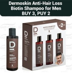 Dermoskin Biotin  Anti Hair Loss  Shampoo for Men - BUY 3, PAY 2