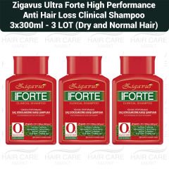 Zigavus Ultra Forte Clinical Anti hair loss  Shampoo  (Dry and Normal Hair) 3×300ml