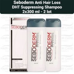 Seboderm Anti-Dandruff & Seborrheic Dermatitis Shampoo Anti Hair Loss Effective(2×300ml)-2LOT
