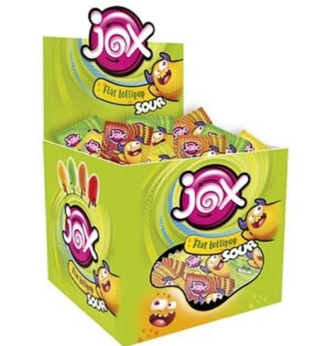 JOX SOUR; Ekşili Yassı Lolipop Şekerleme