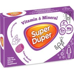 Super Duper Yaban Mersini Vitamin Mineral Bonbon 4 gr x 14 Adet