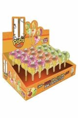 Juıcy; Meyve Sulu Limon-ahududu, Limon-elma, Limon-şeftali Aromalı Lolipop (19 GR X 24 ADET)