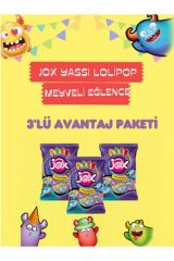Meyveli Yassı Lolipop 3 Lü Avantaj Paket