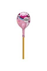Bubbly - Çilek, Şeftali, Bubble Gum, Elma Aromalı Sakız Dolgulu Lolipop(13G X 110 Adet)