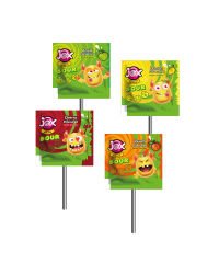 JOX SOUR; Ekşili Yassı Lolipop Şekerleme