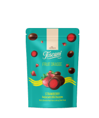 Toscani Sütlü Çikolata Kaplı Çilek Draje
