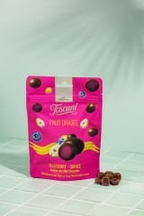 Toscani Sütlü Çikolata Kaplı Kurutulmuş Ayva & Yaban Mersini Draje