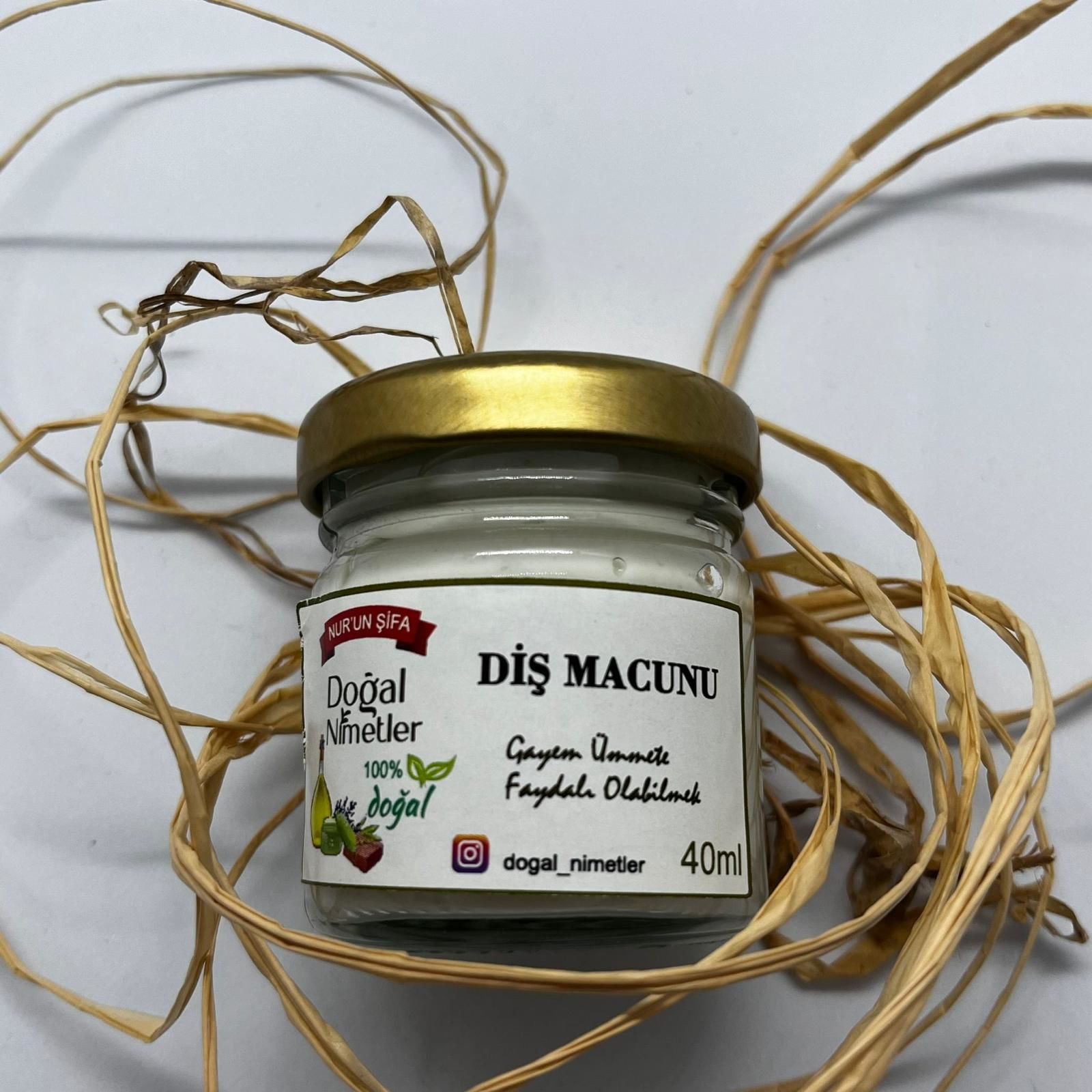 DOĞAL DİŞ MACUNU