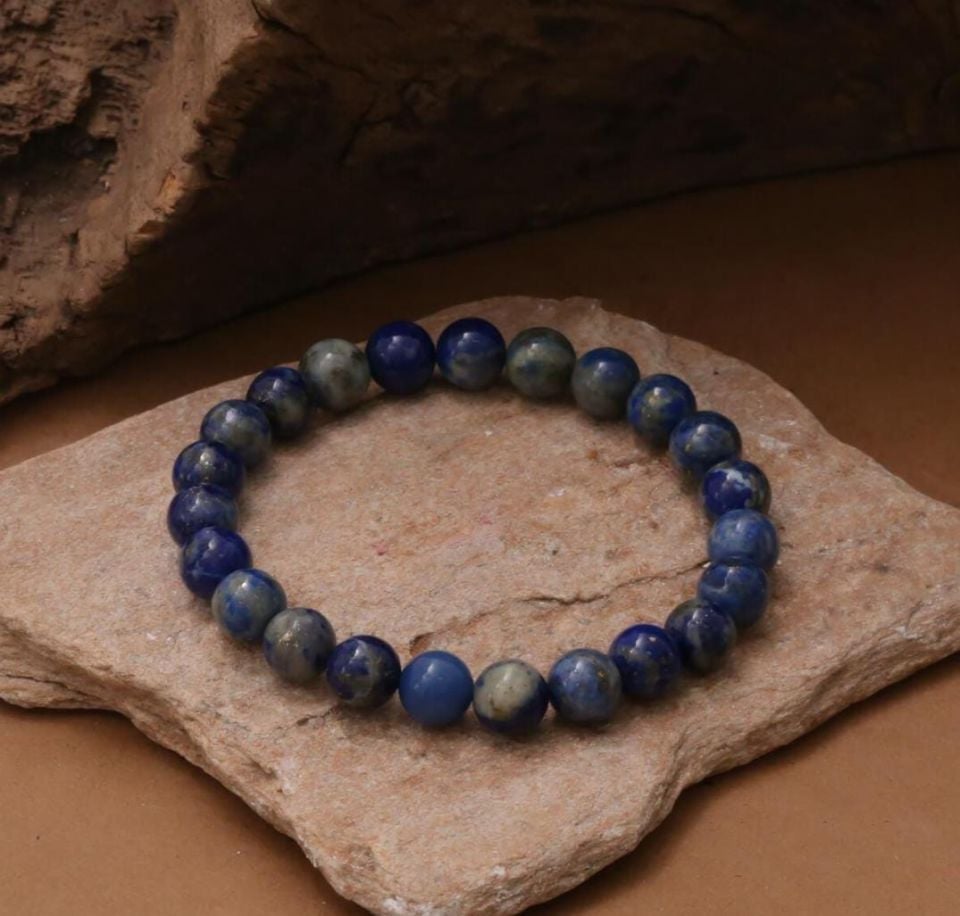 LAPİS LAZULİ TAŞI BİLEKLİK AA KALİTE 8 MM