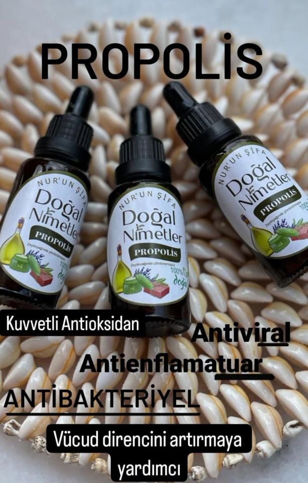 PROPOLİS ZEYTİN YAĞINDA ÇÖZÜLMÜŞTÜR 30 ML