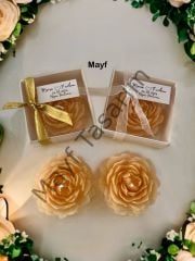 20 Adet Gold Şakayık Mum