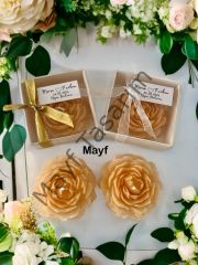 20 Adet Gold Şakayık Mum