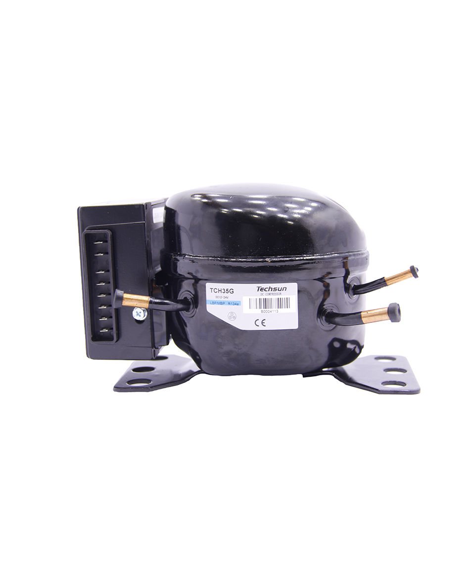 Techsun  Tch35G Dc 12-24V R134a Araç Karavan Tekne Yat Buzdolabı Kompresörü