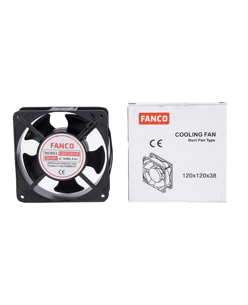 Fanco 12*12*38mm Kare Fan
