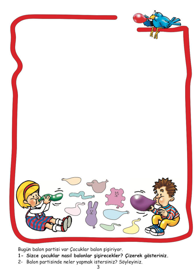 Hayal Gücünü Geliştirme Etkinlikleri (Küçük Boy)