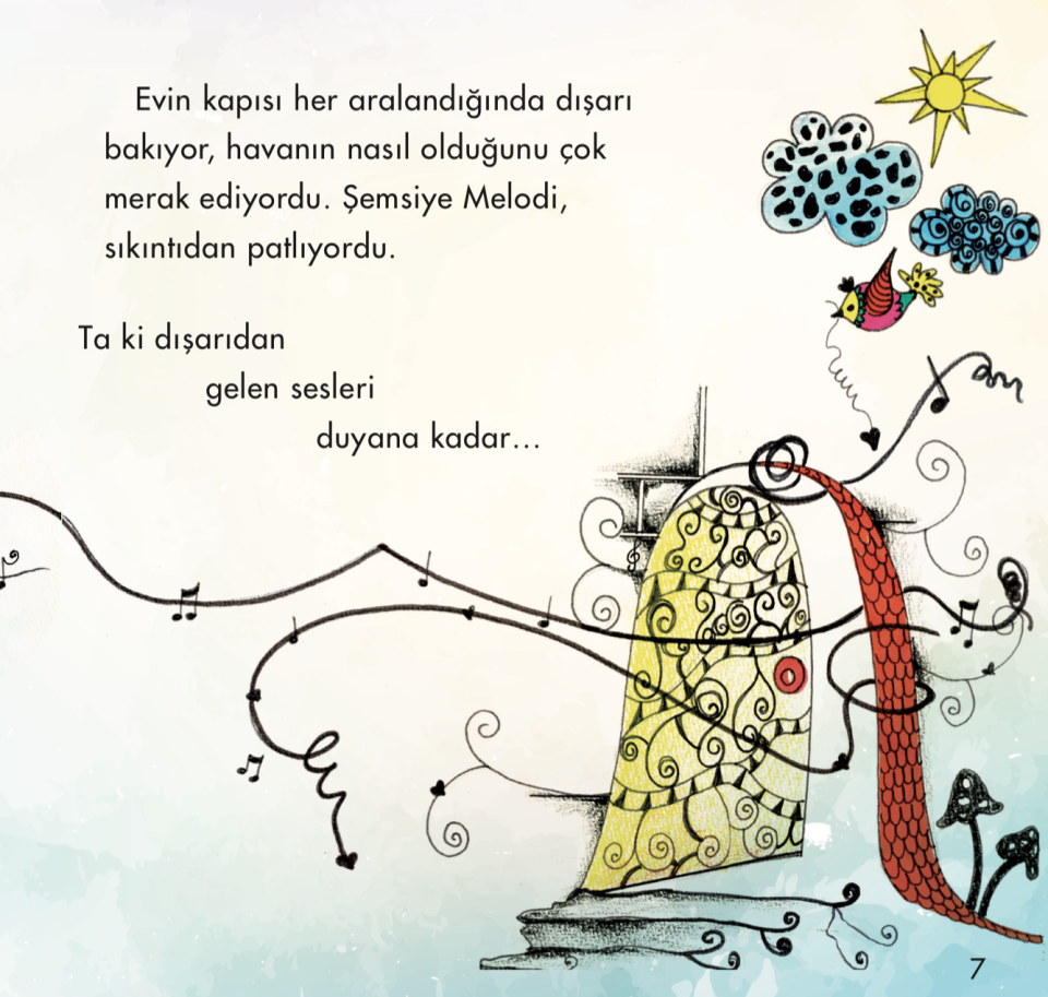 Mevsimler İlkbahar Şemsiye Melodi