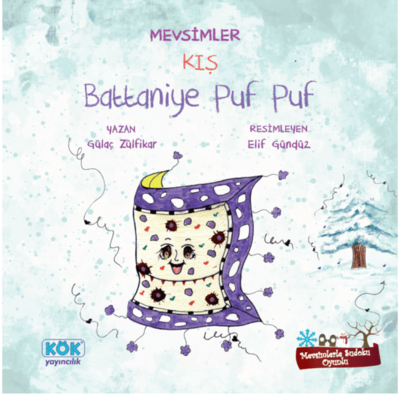 Mevsimler Kış Battaniye Puf Puf
