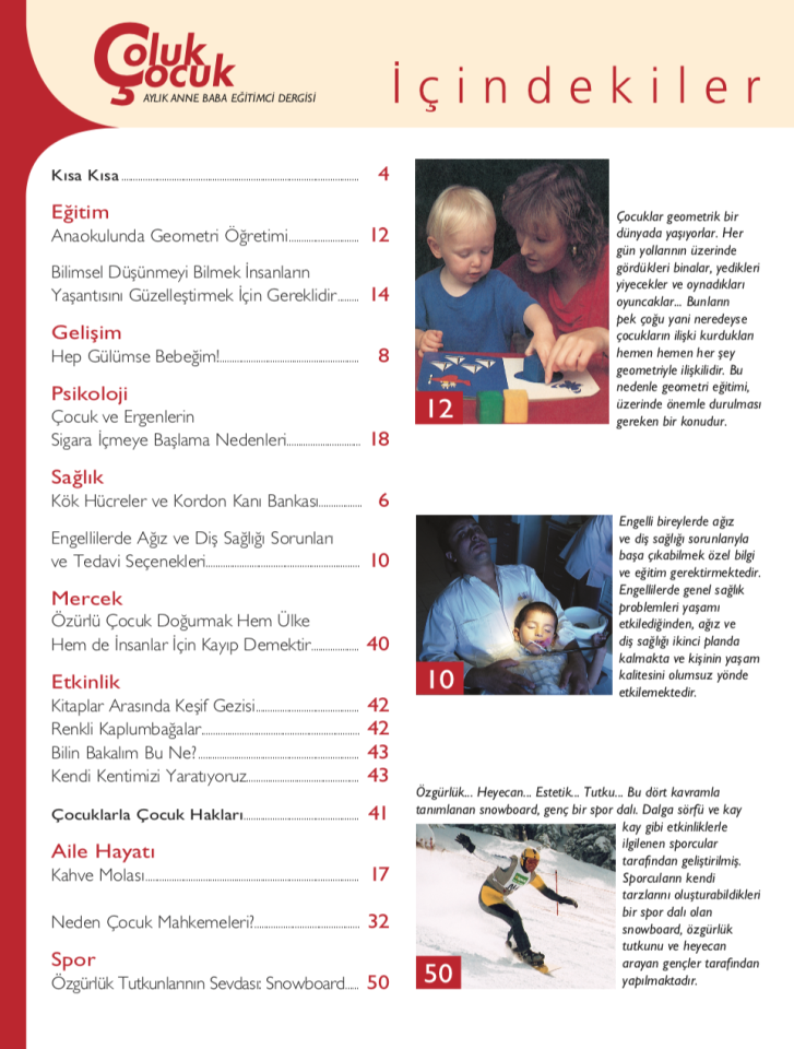 Çoluk Çocuk Aylık Anne Baba Eğitim Dergisi Sayı:33
