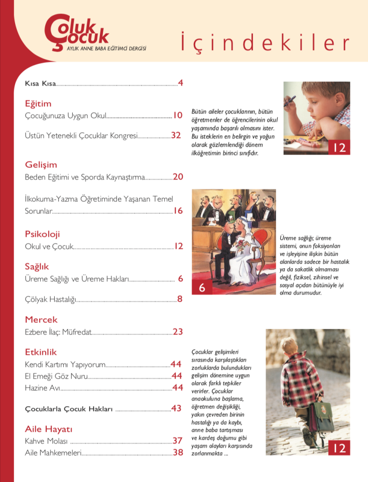 Çoluk Çocuk Aylık Anne Baba Eğitim Dergisi Sayı:42